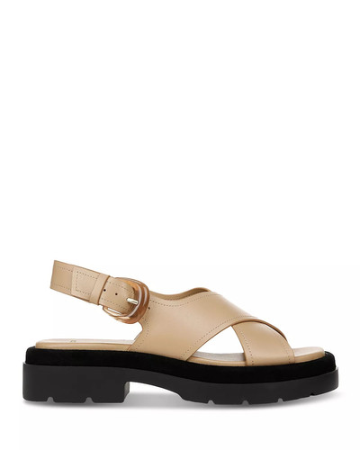 Vince Women's Helena Leather Flat Sandals outlook