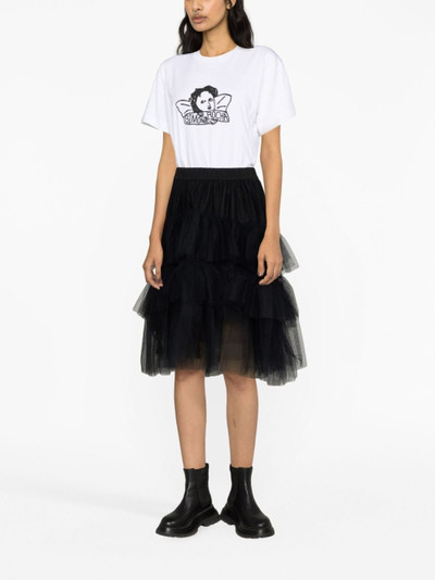 Simone Rocha logo-print cotton T-shirt outlook