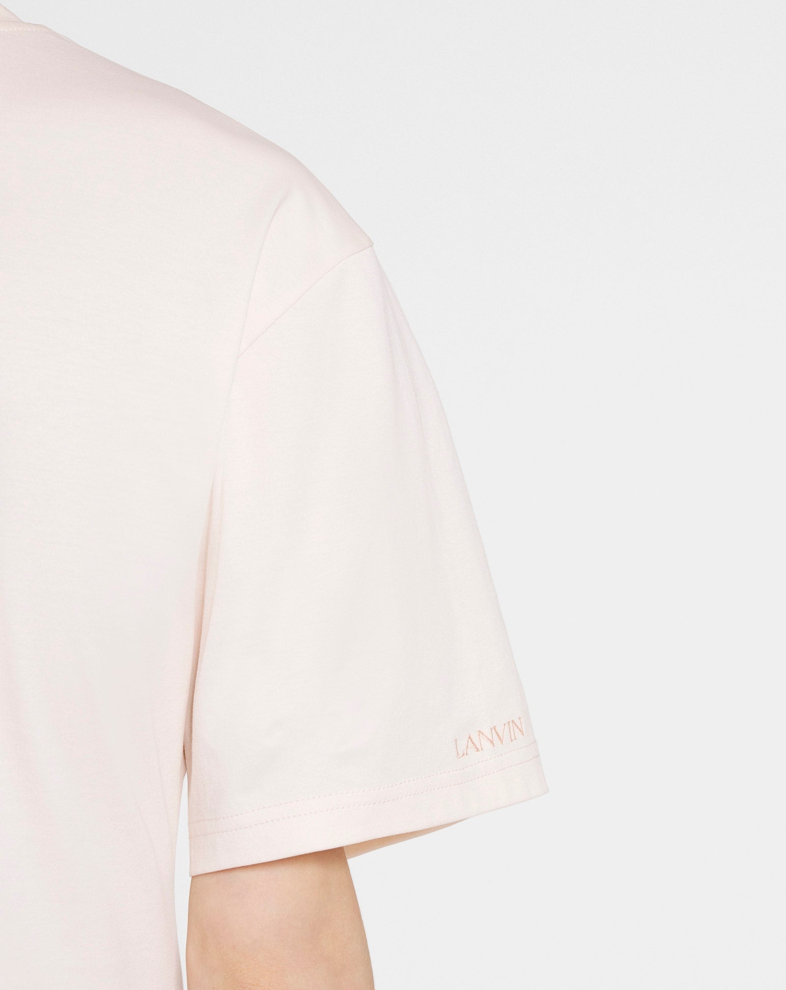 LONG T-SHIRT DRESS WITH EMBROIDERY - 6