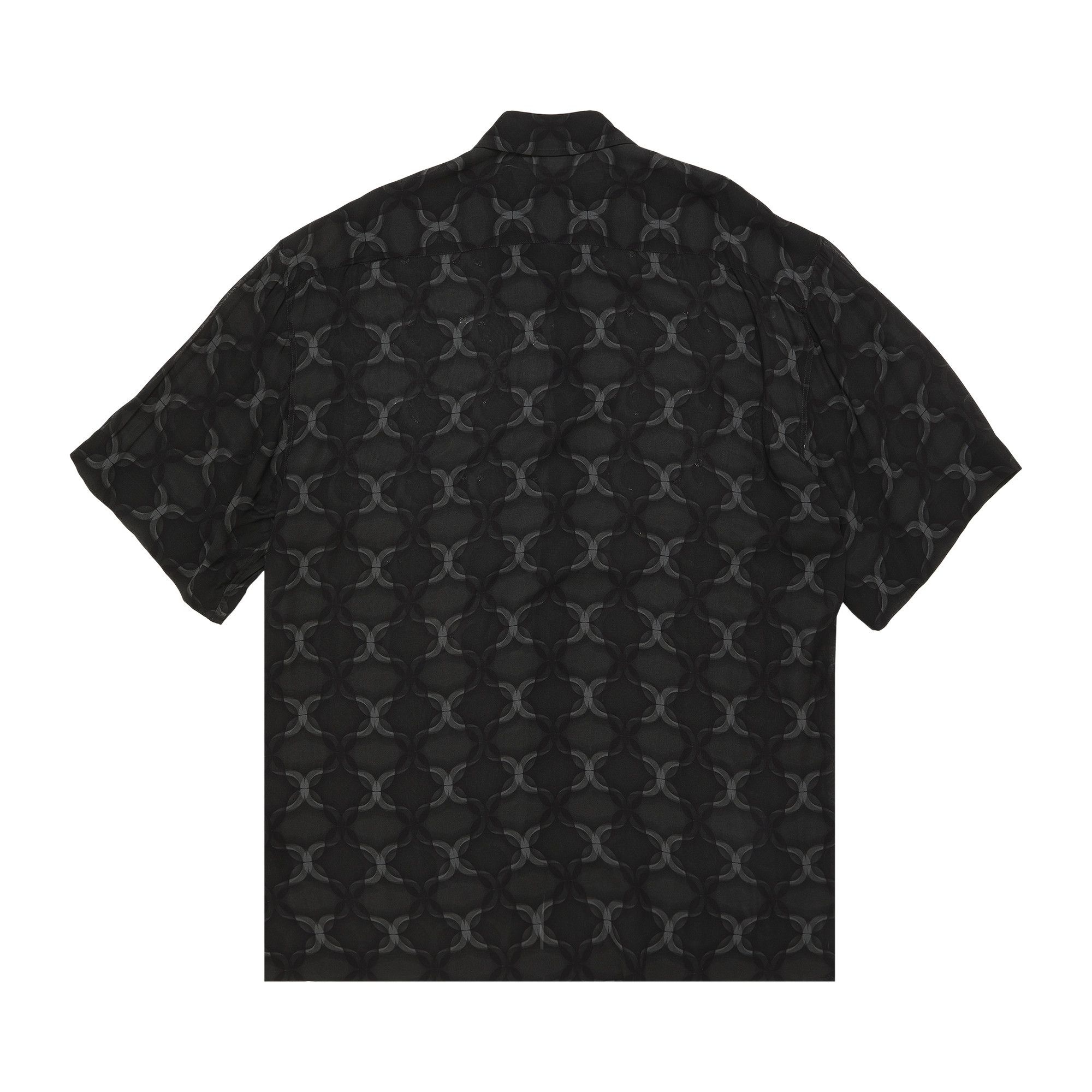 Dries Van Noten Printed Short-Sleeve Shirt 'Anthracite' - 2
