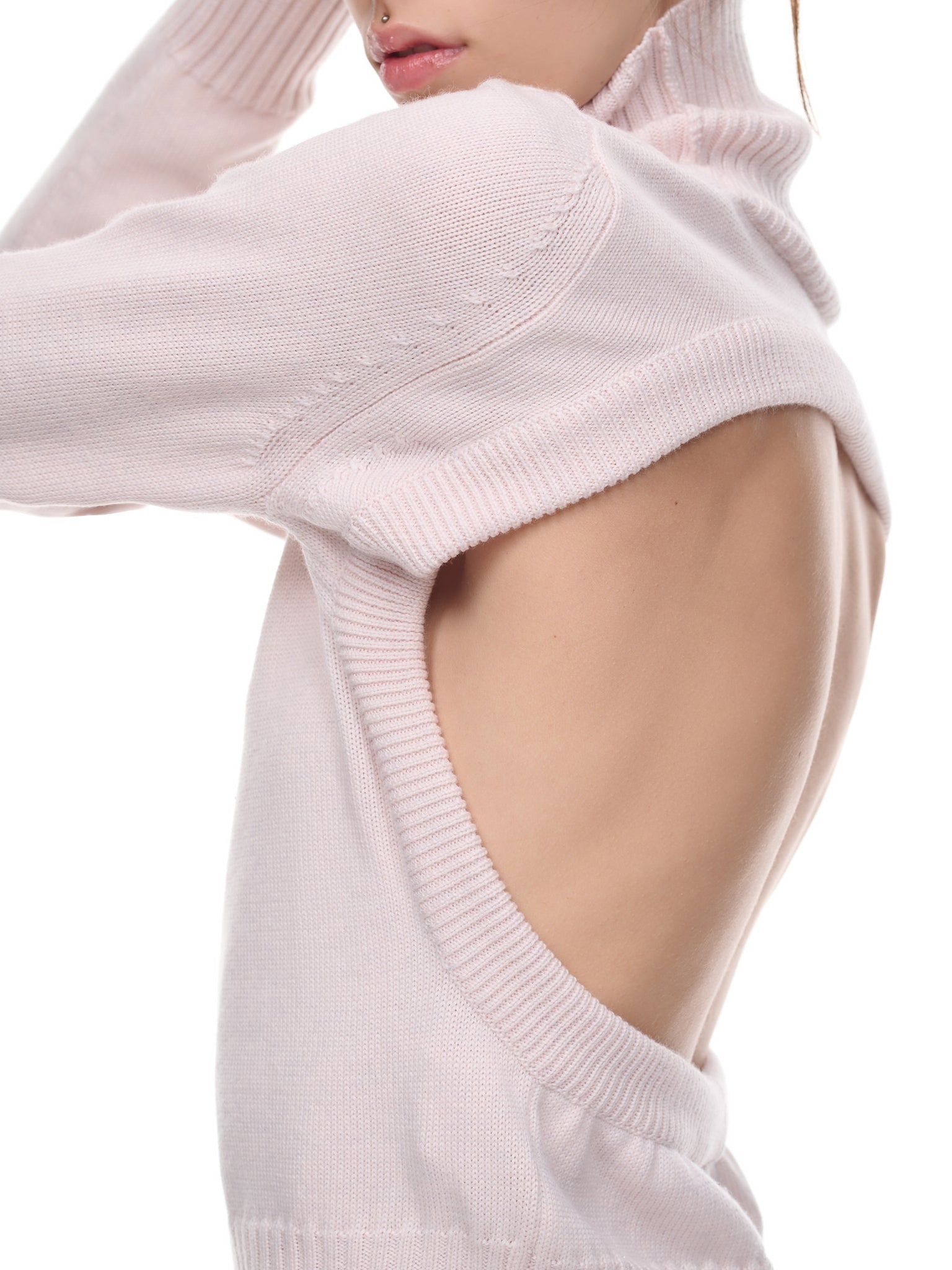 Cut-Out Knit Turtleneck - 6