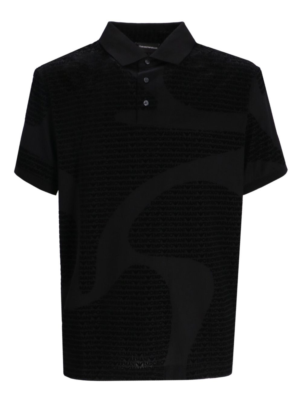buttoned polo shirt - 1