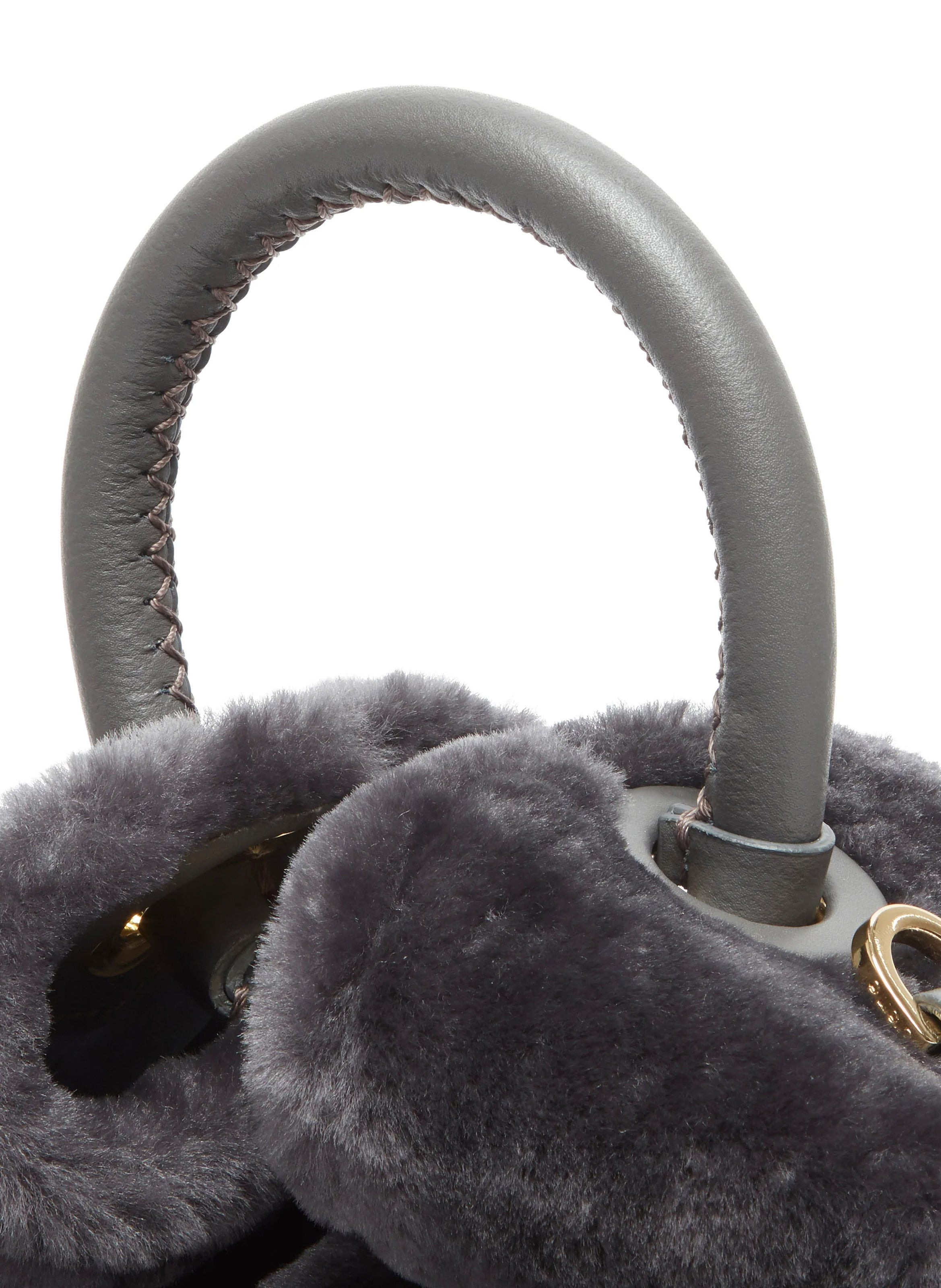 Baozi Shearling Montone Ardesia - 5