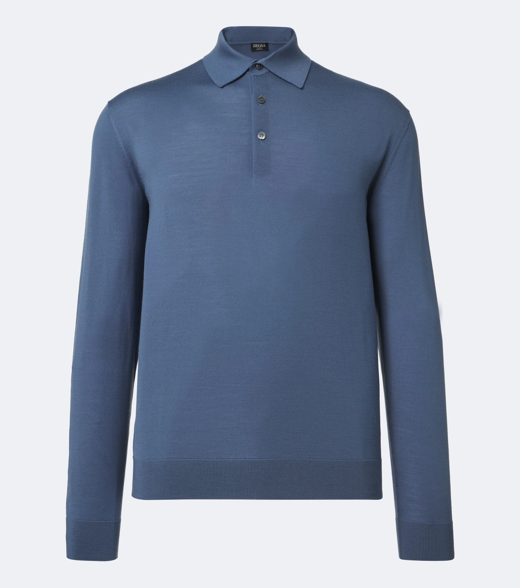 Wool polo sweater - 1