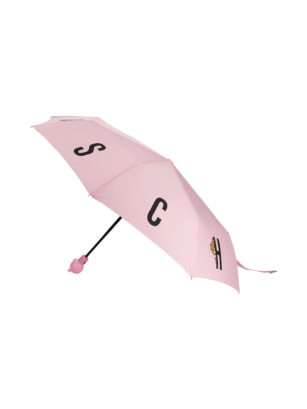 lettered logo print umbrella - 3