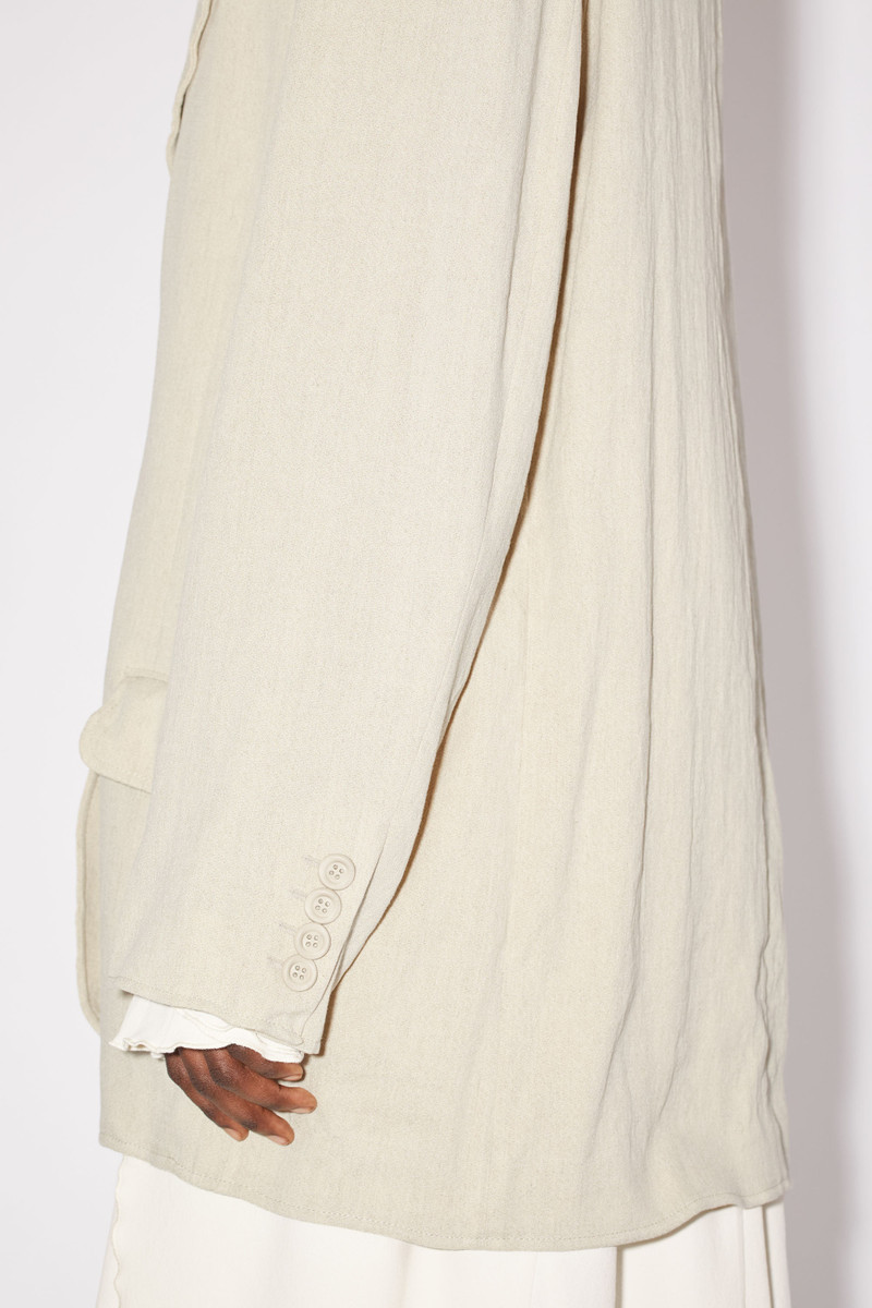 Single-breasted suit jacket - Light Sand 5
