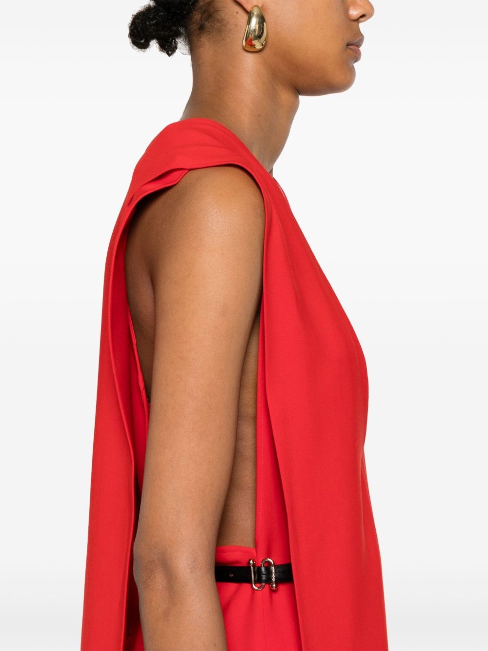 belted mini dress - 5