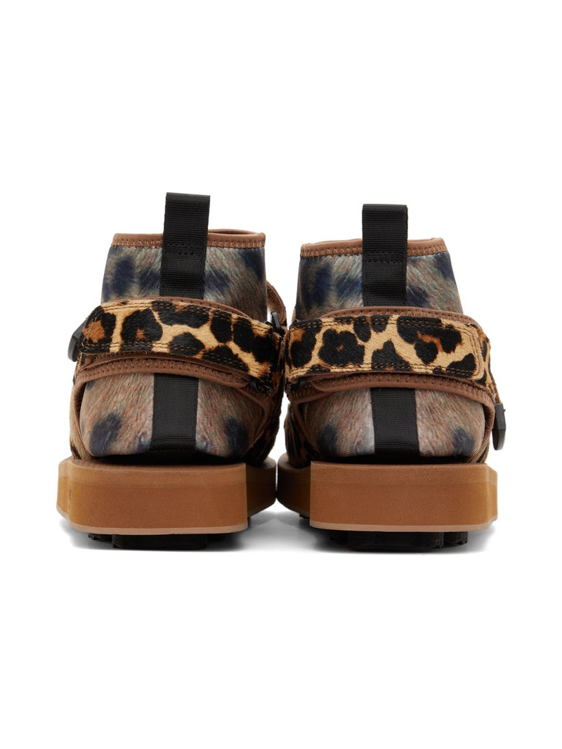 Brown Suicoke Edition Animal Foot Layered Sandals 4