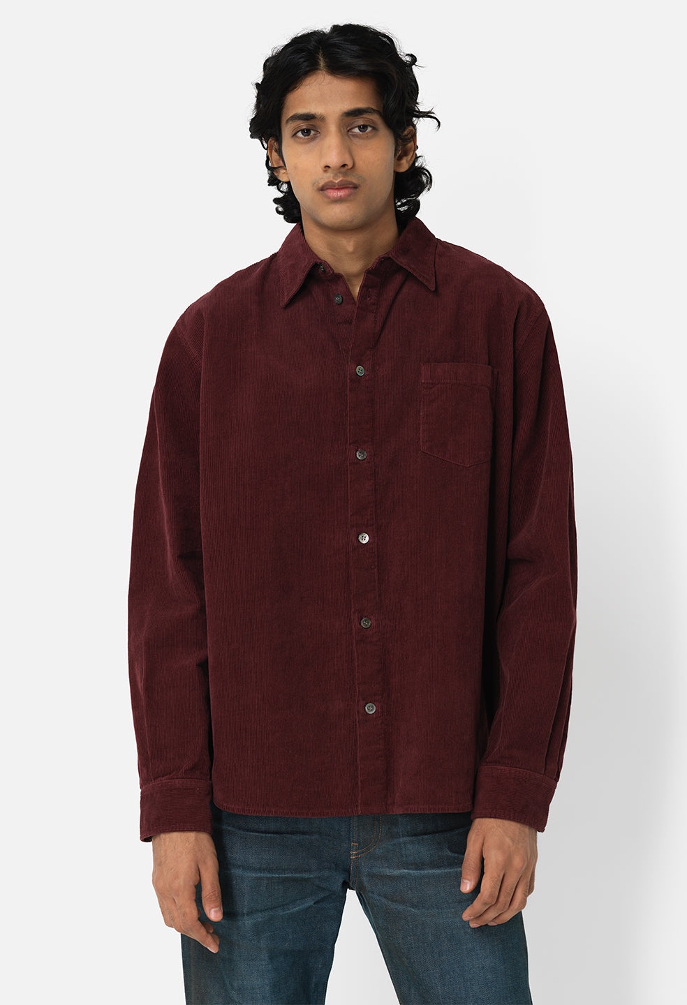CORDUROY CLOAK BUTTON UP - 6