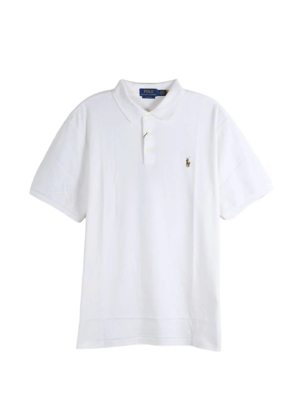embroidered-logo polo shirt - 1