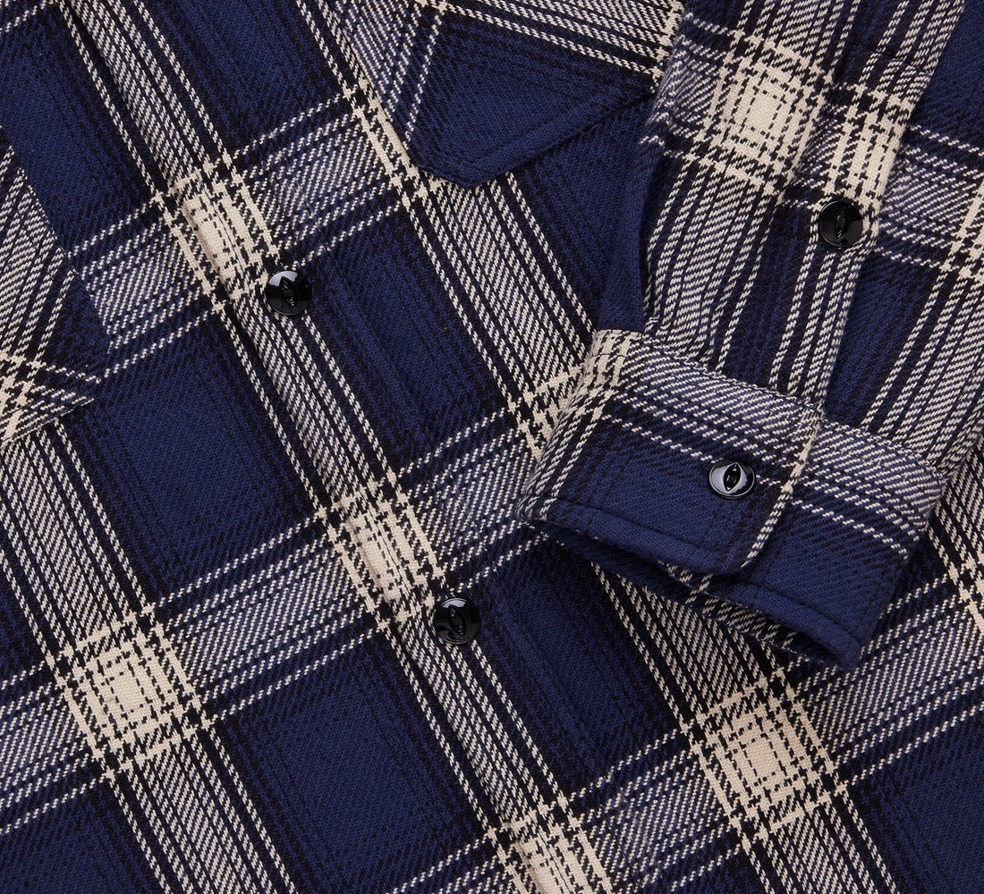Crosscut Flannel - Midnight Plaid - 4