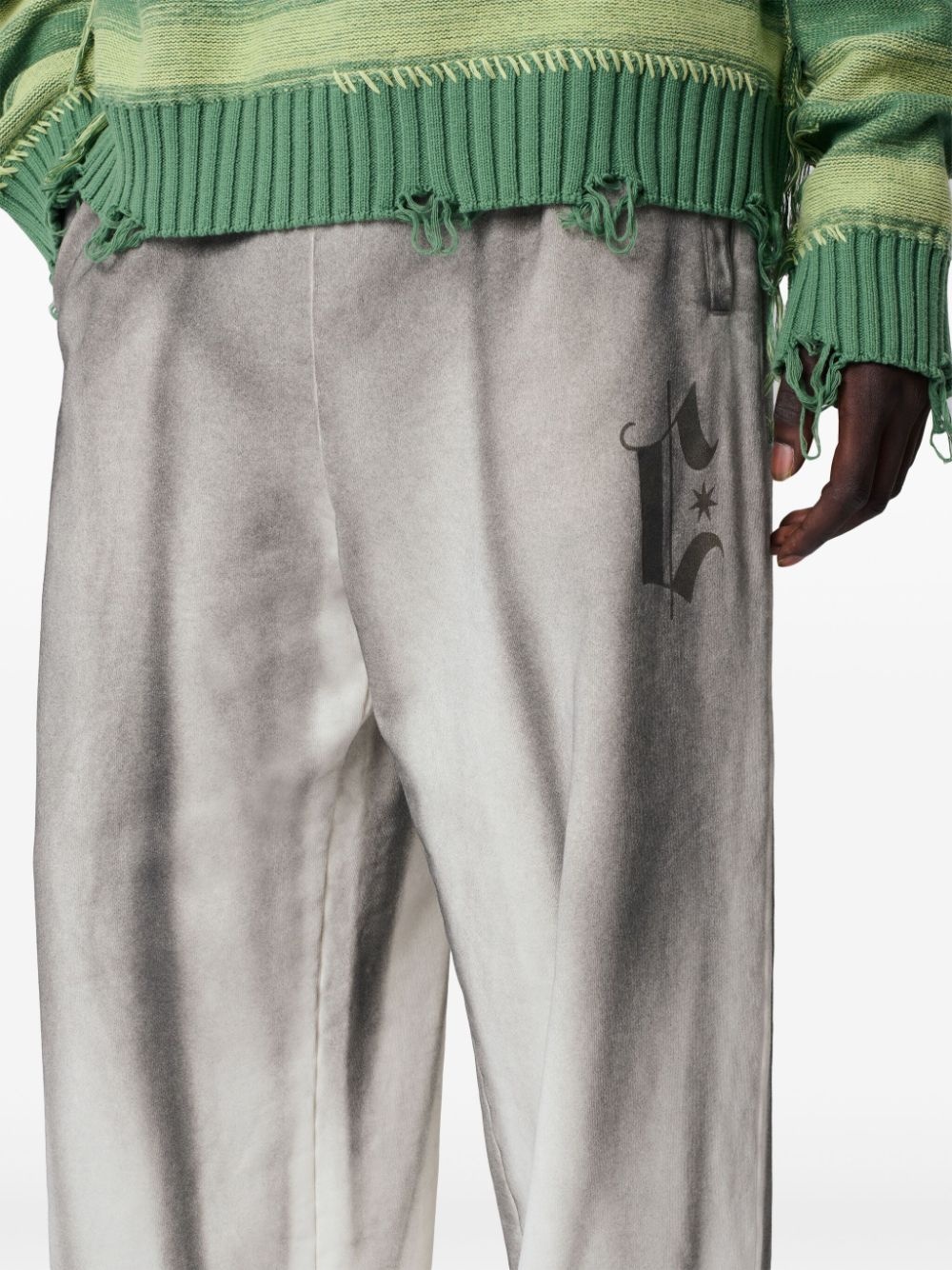 spray-effect track pants - 4