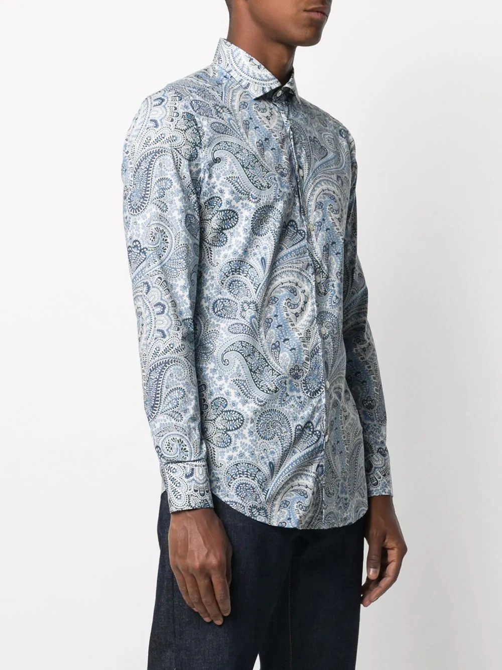 paisley print shirt - 3