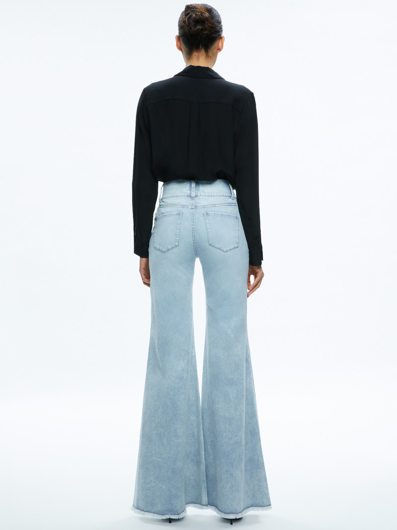 BEAUTIFUL SEAMED WIDE LEG JEAN 3