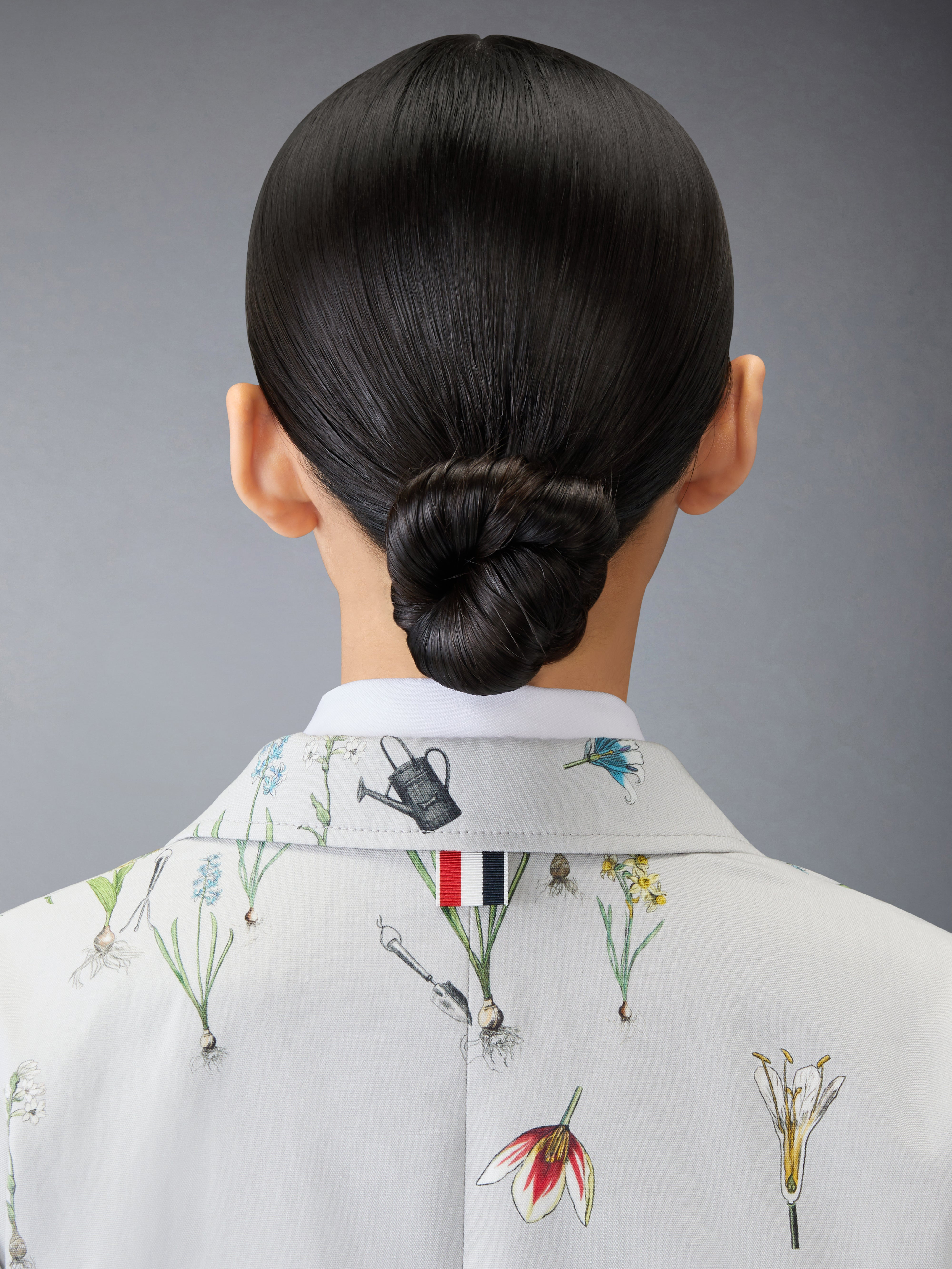 CLASSIC COTTON LINEN BOTANICAL FLOWER SPORT COAT - 7