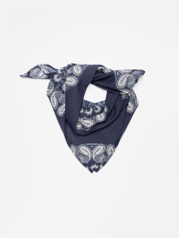 Ingrid Bandana Paisley Navy - 2