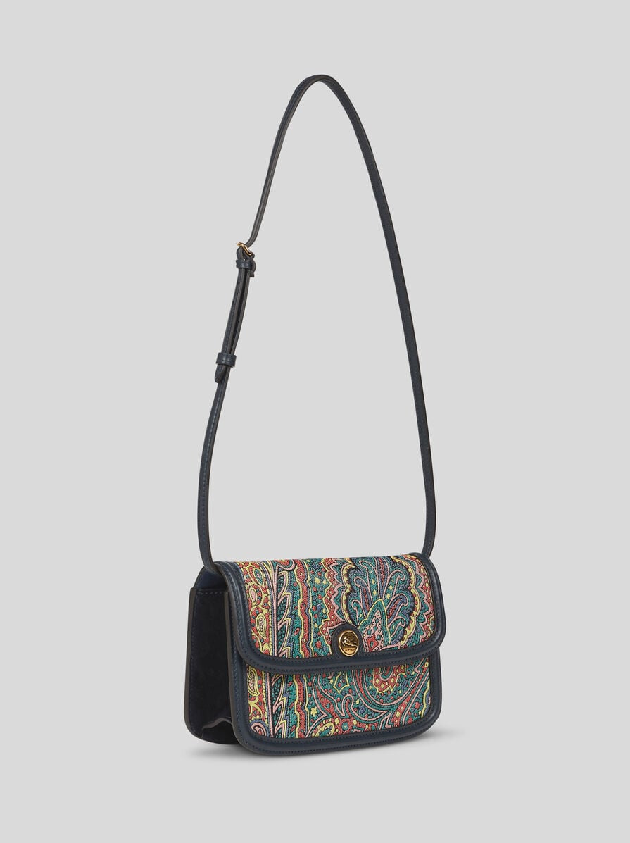 SMALL BAG WITH MULTICOLOURED PAISLEY MOTIF - 5