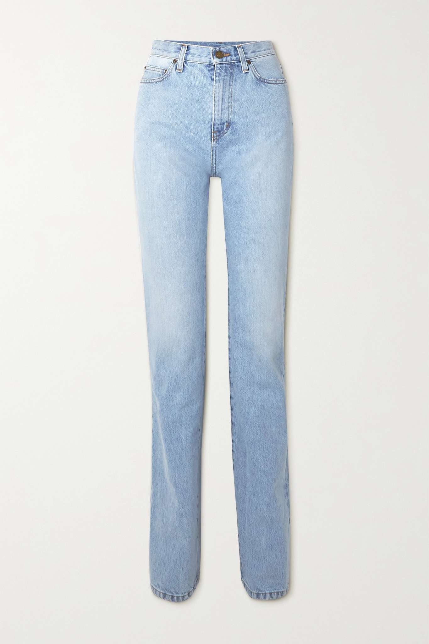 Janice high-rise straight-leg jeans - 1