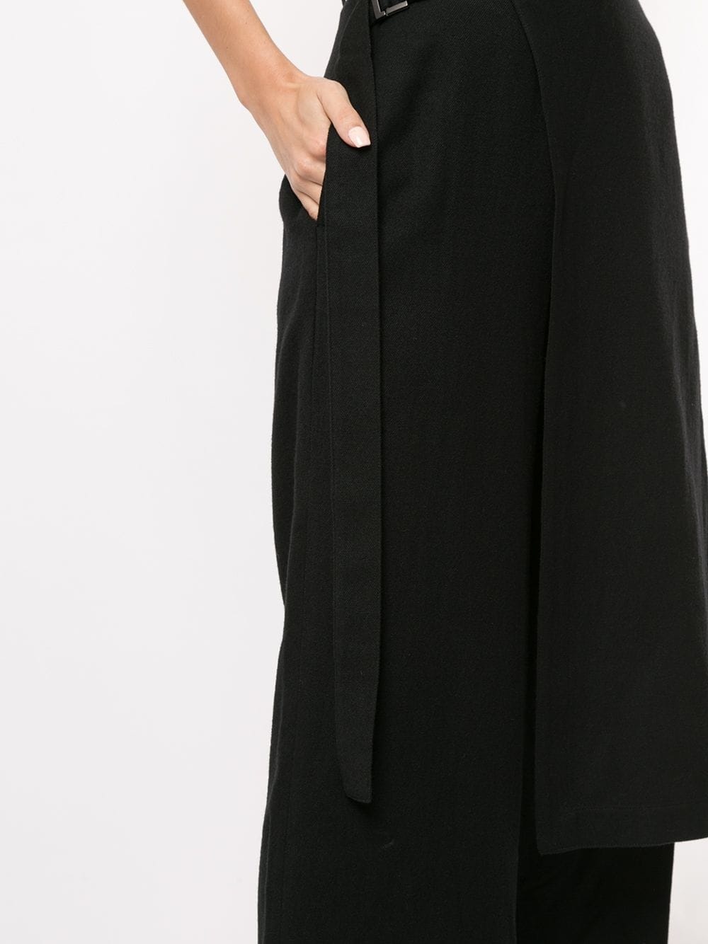 apron-detail trousers - 5