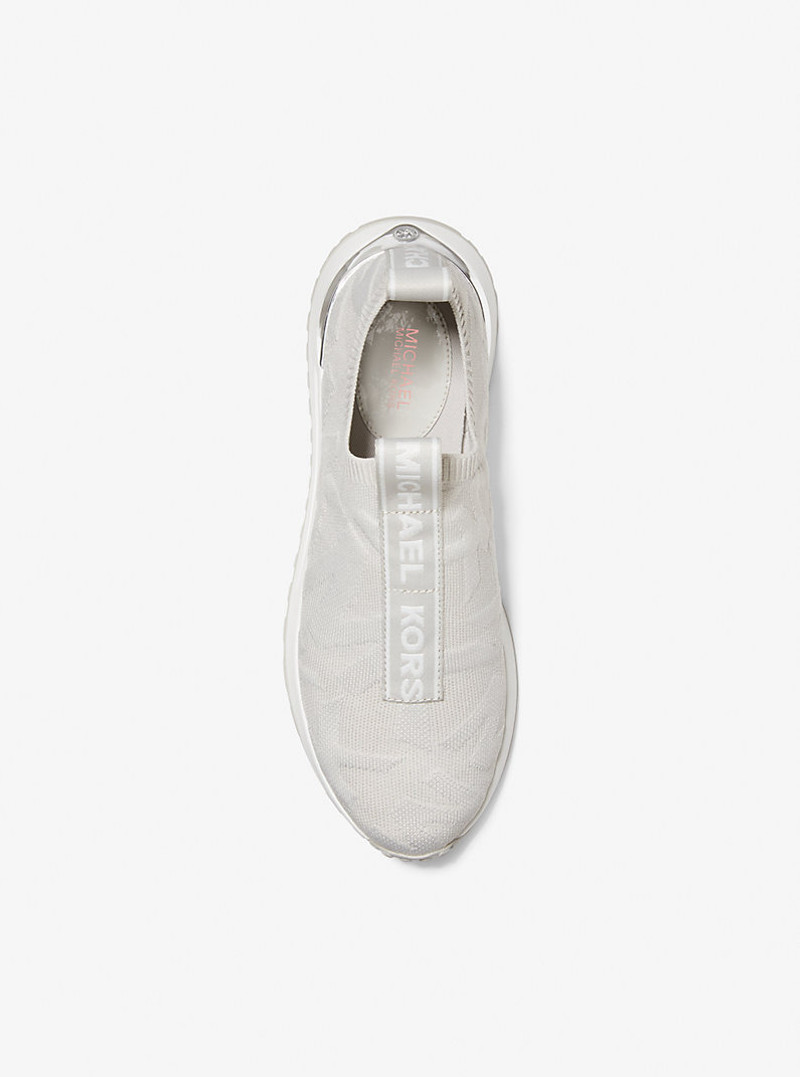 Bodie Logo Embossed Stretch Knit Slip-On Trainer 4