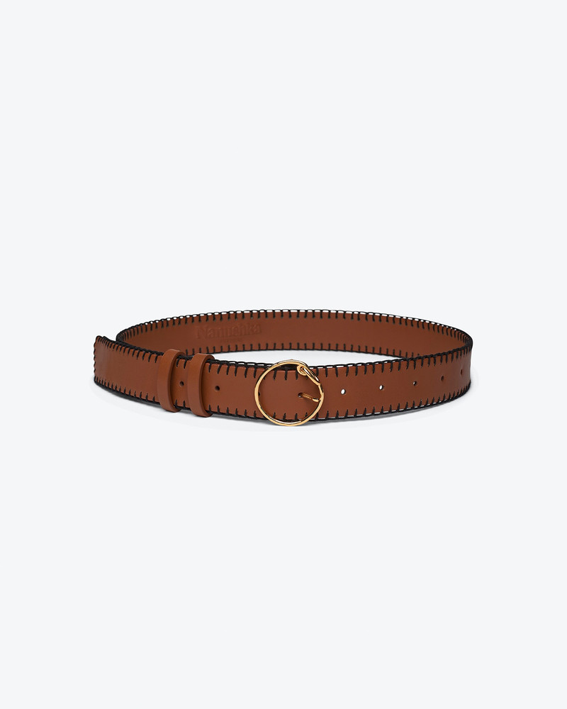 Nanushka MAIRA - Vegan leather belt - Tan outlook