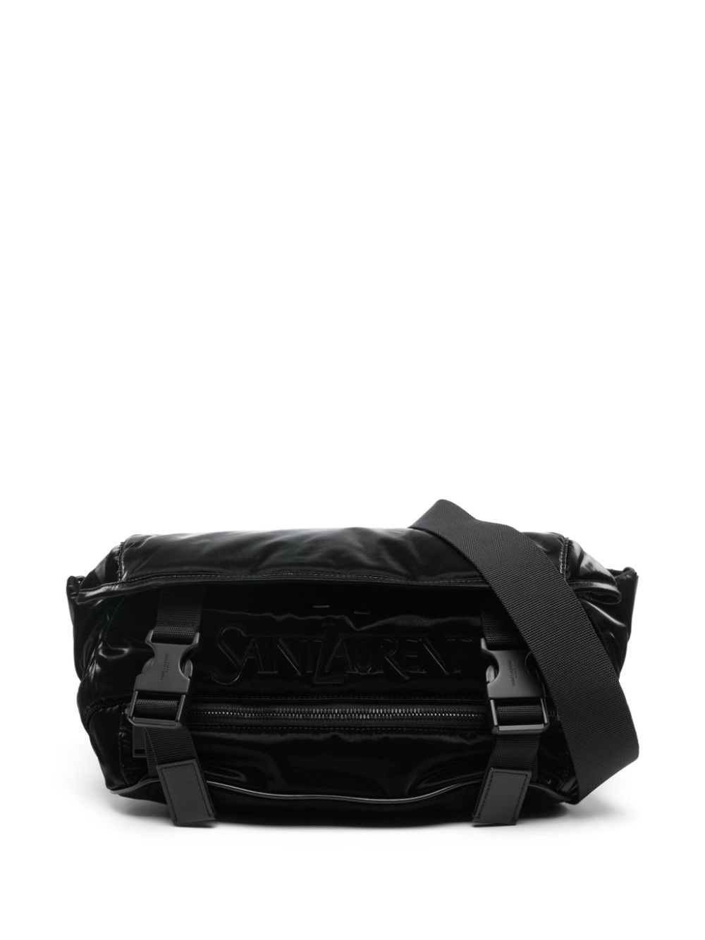 debossed-logo shoulder bag - 1