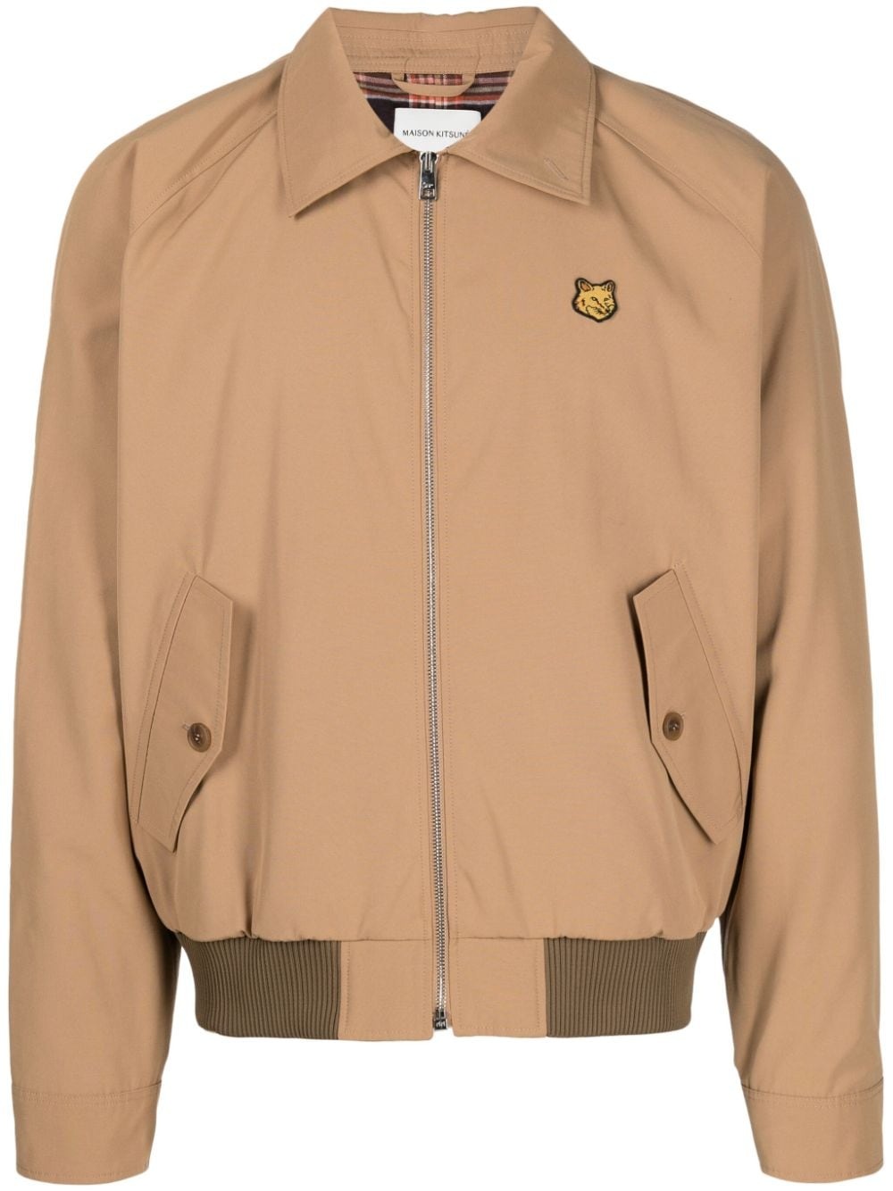 MAISON KITSUNE Men Technical Cotton Gabardine W Harrington Jacket - 5