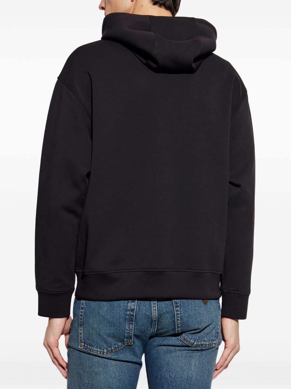 Logo cotton hoodie - 4
