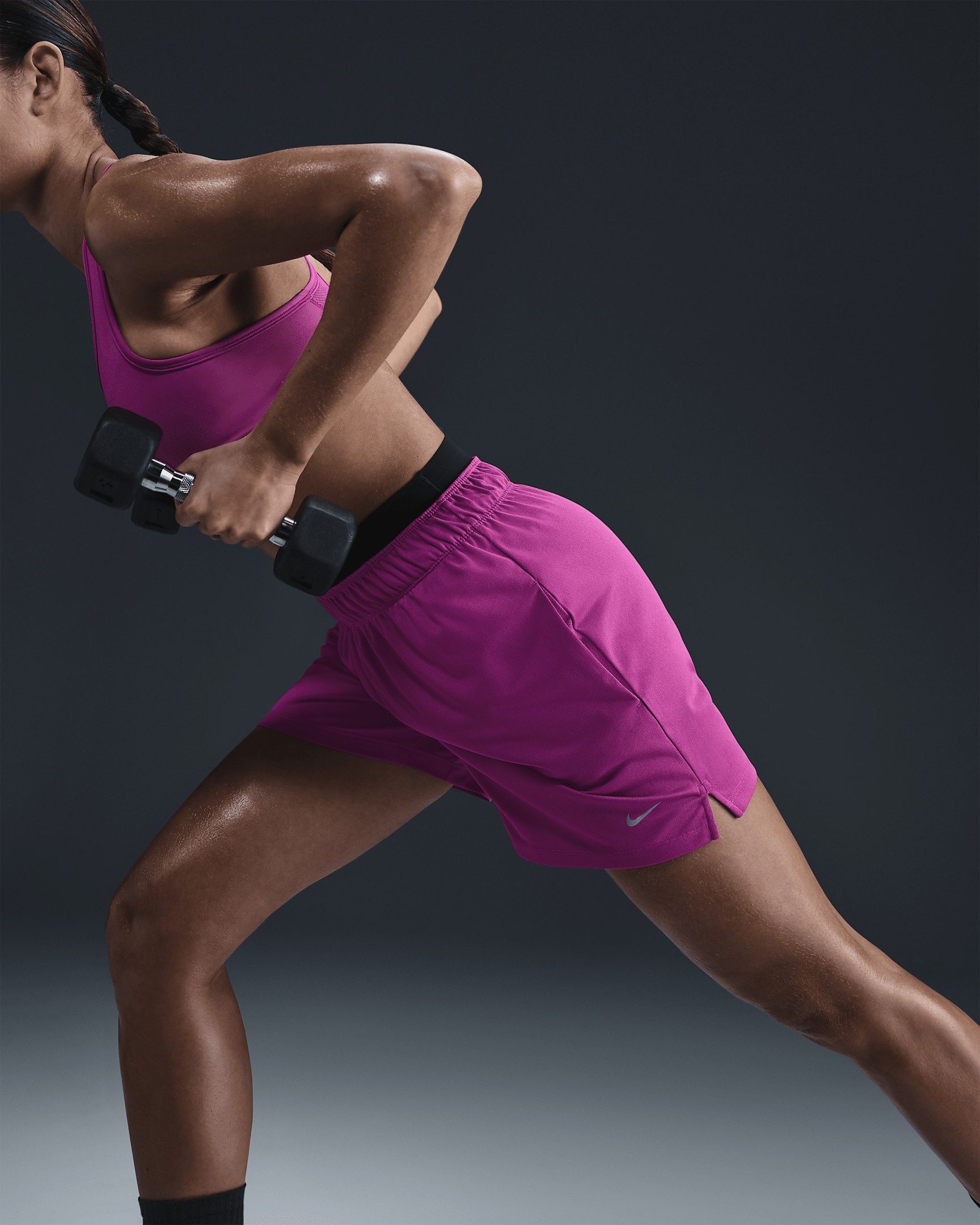 Nike Attack Women's Dri-FIT Fitness Mid-Rise 5" Unlined Shorts - 5