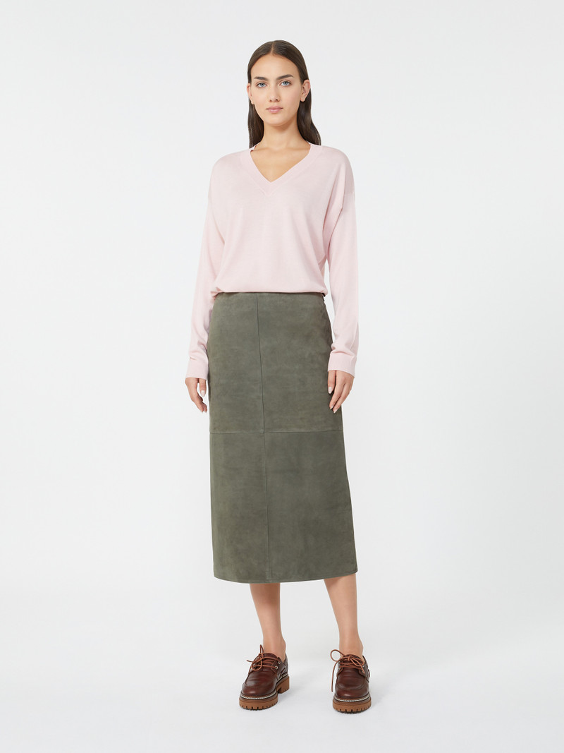 WEEKEND Max Mara FIOCCHI Wool and cashmere V-neck jumper outlook