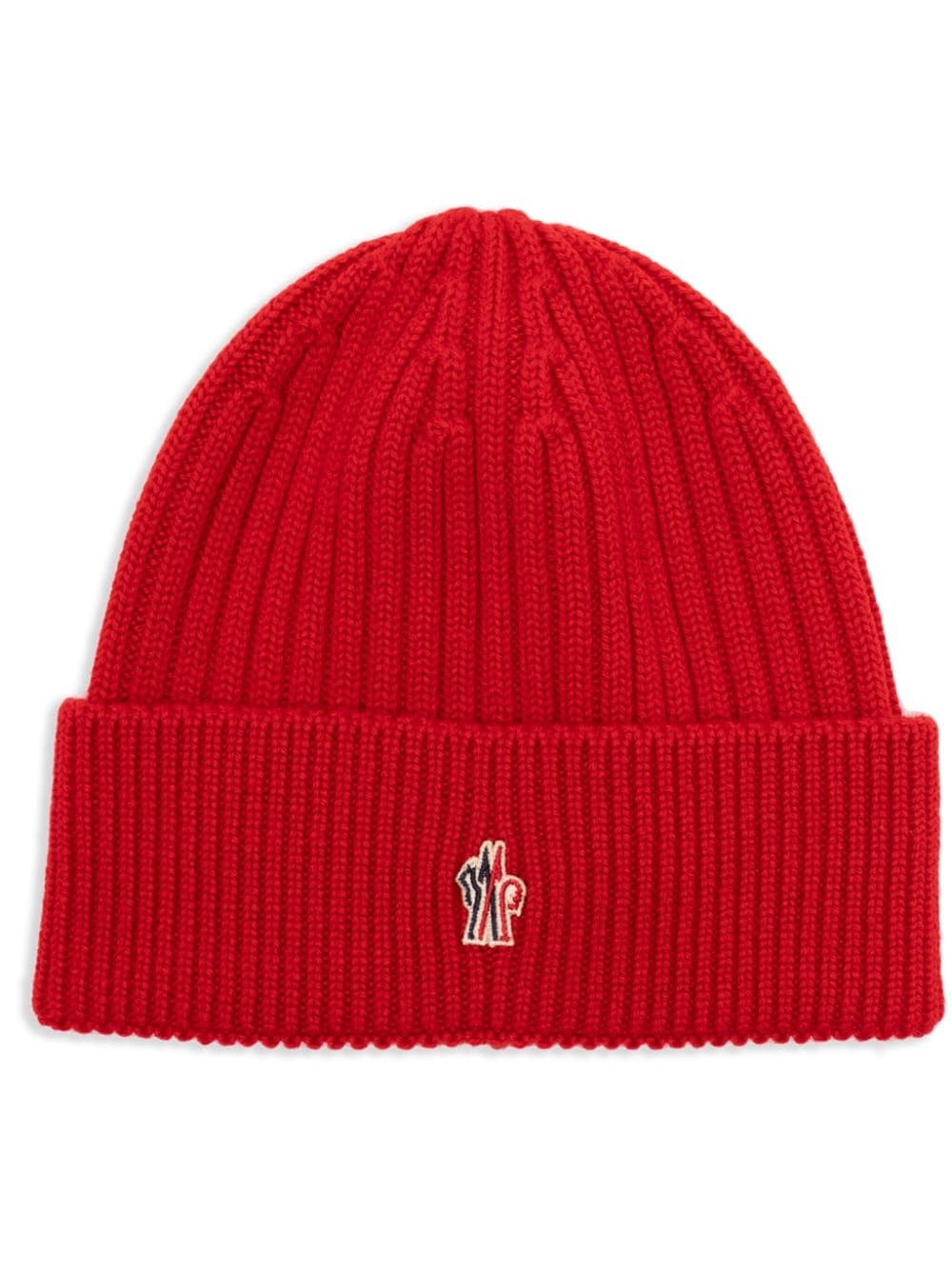 logo-appliqué beanie - 1