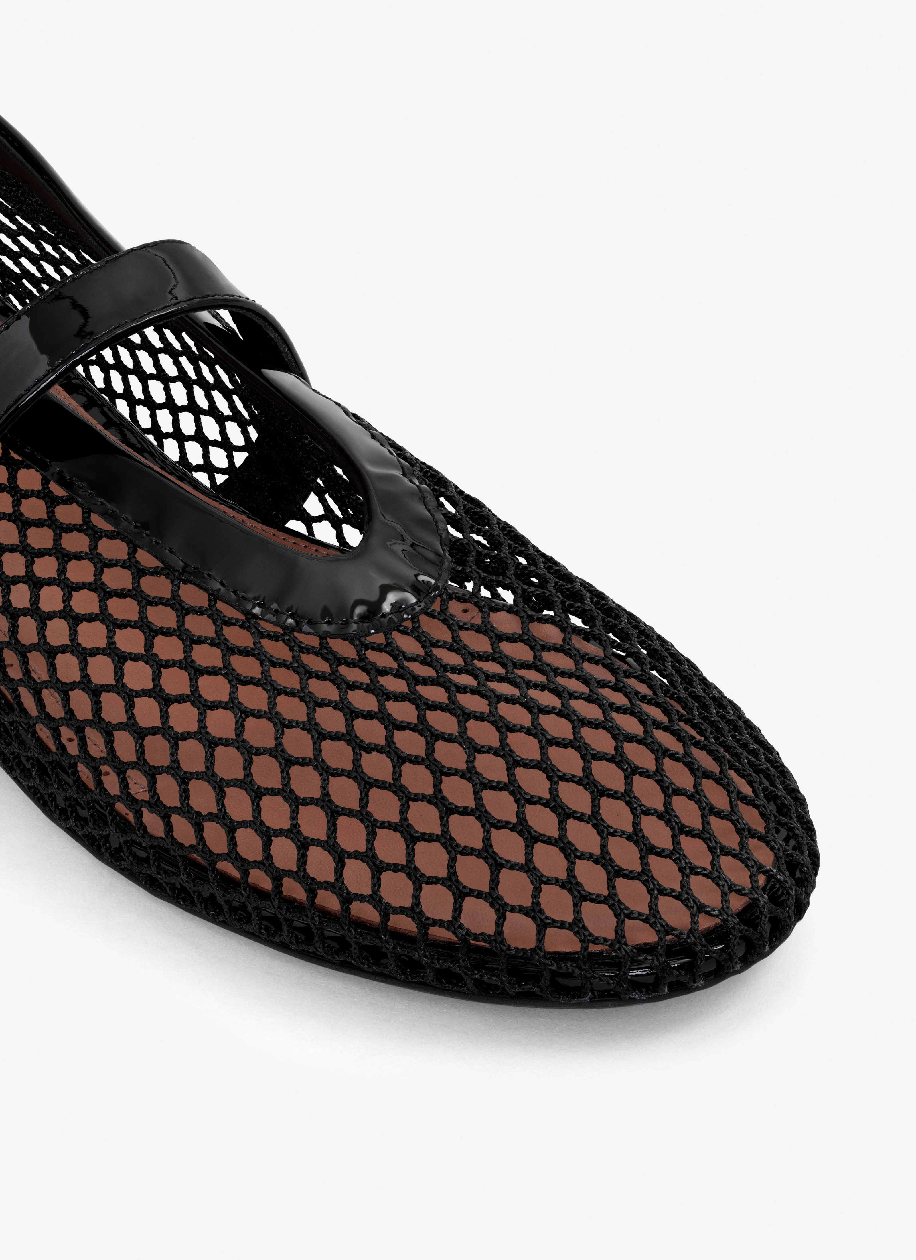 FISHNET BALLET FLATS - 4