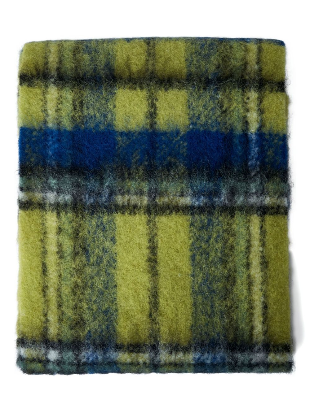 plaid fringed scarf - 3