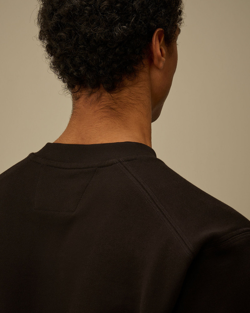 Diagonal Raised Fleece Crewneck Sweatshirt 6