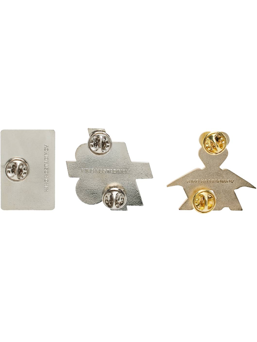 Multicolor Sunrise Brooch Set - 2
