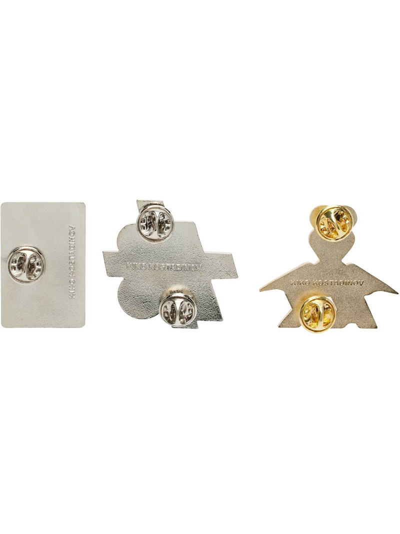 Kiko Kostadinov Multicolor Sunrise Brooch Set outlook