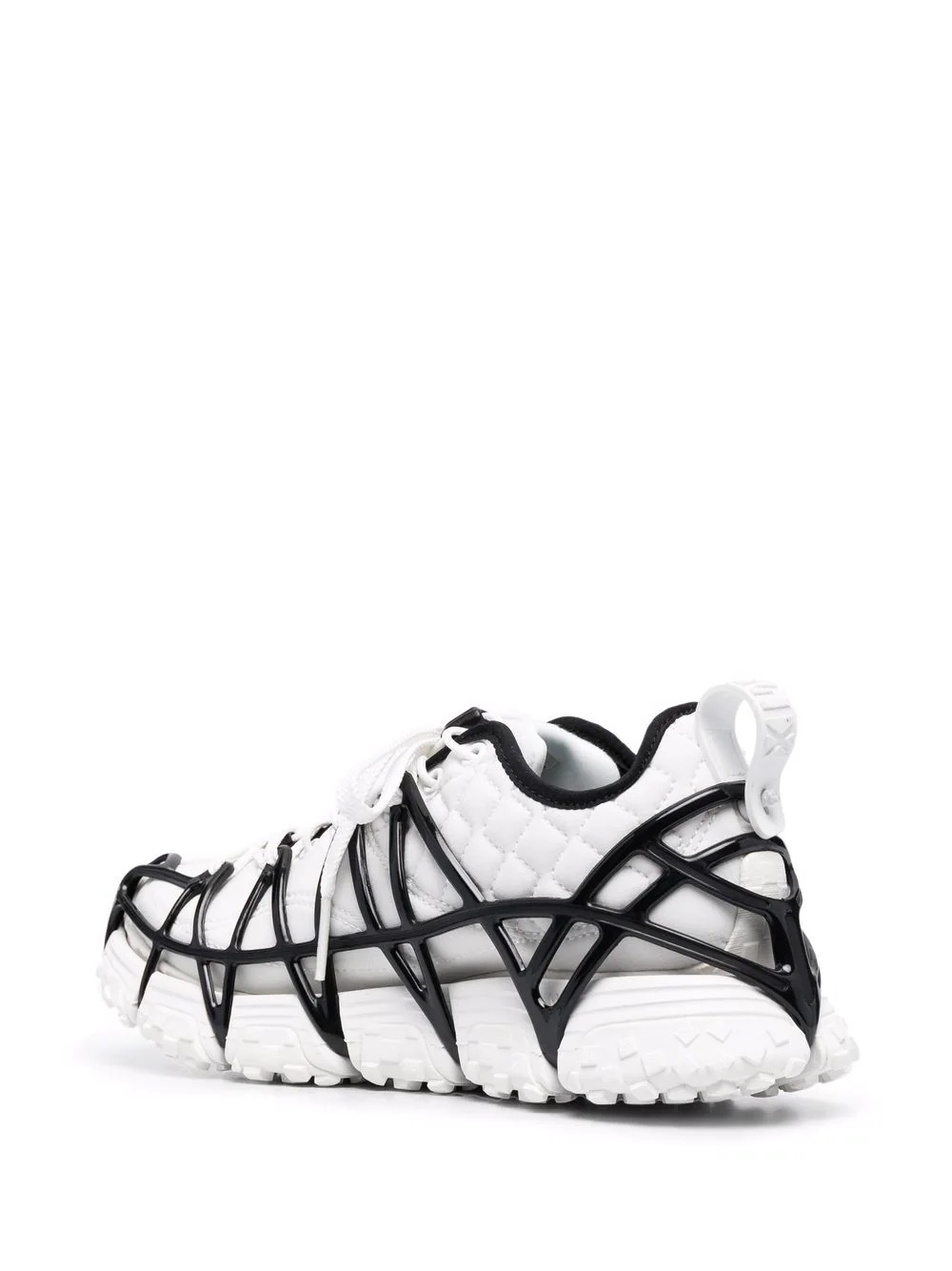 two-tone low-top sneakers - 3