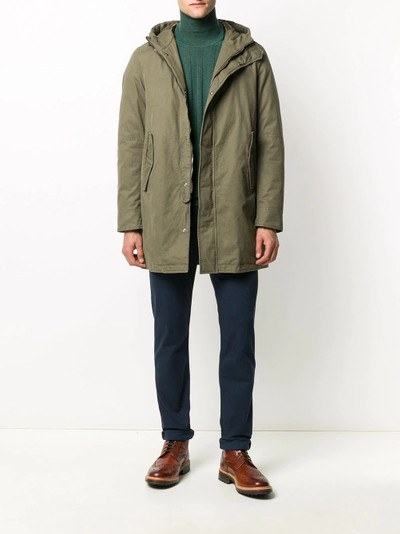 Herno padded hooded coat outlook