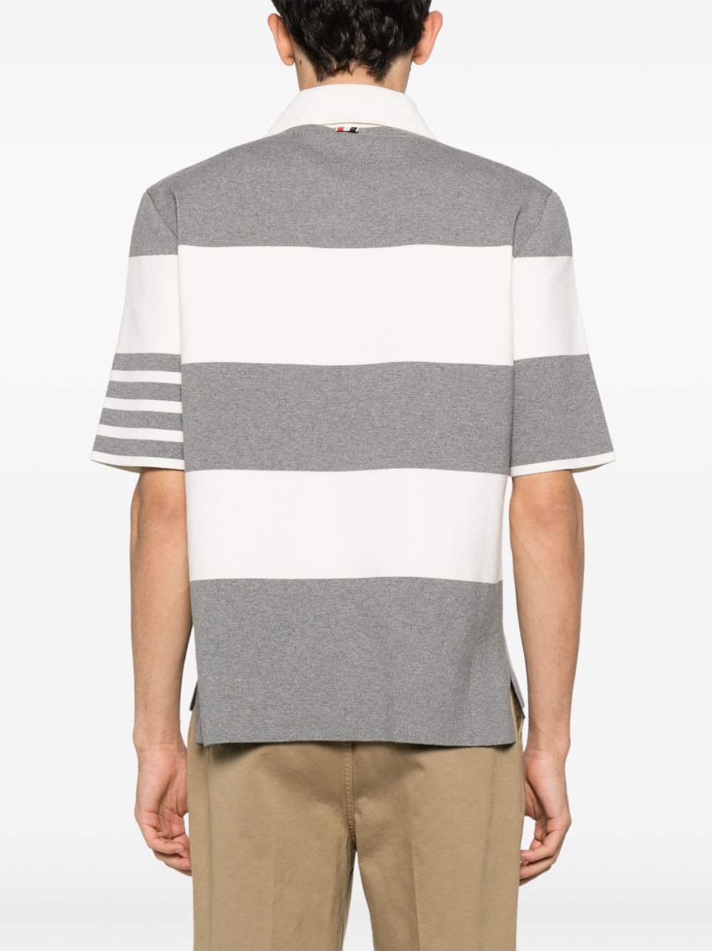 striped polo shirt - 3