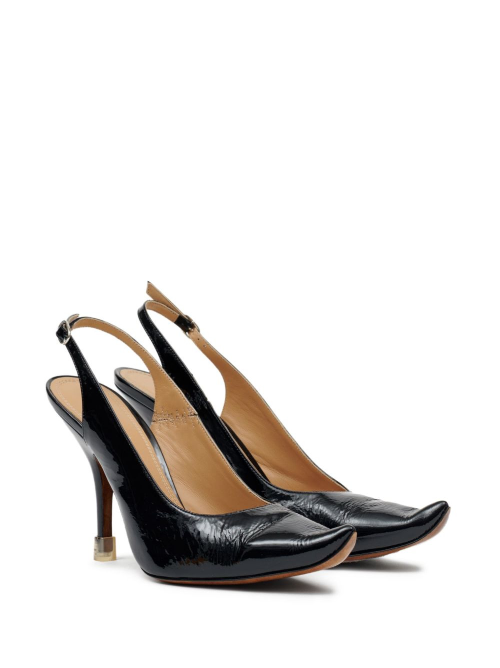 100mm slingback pumps - 2