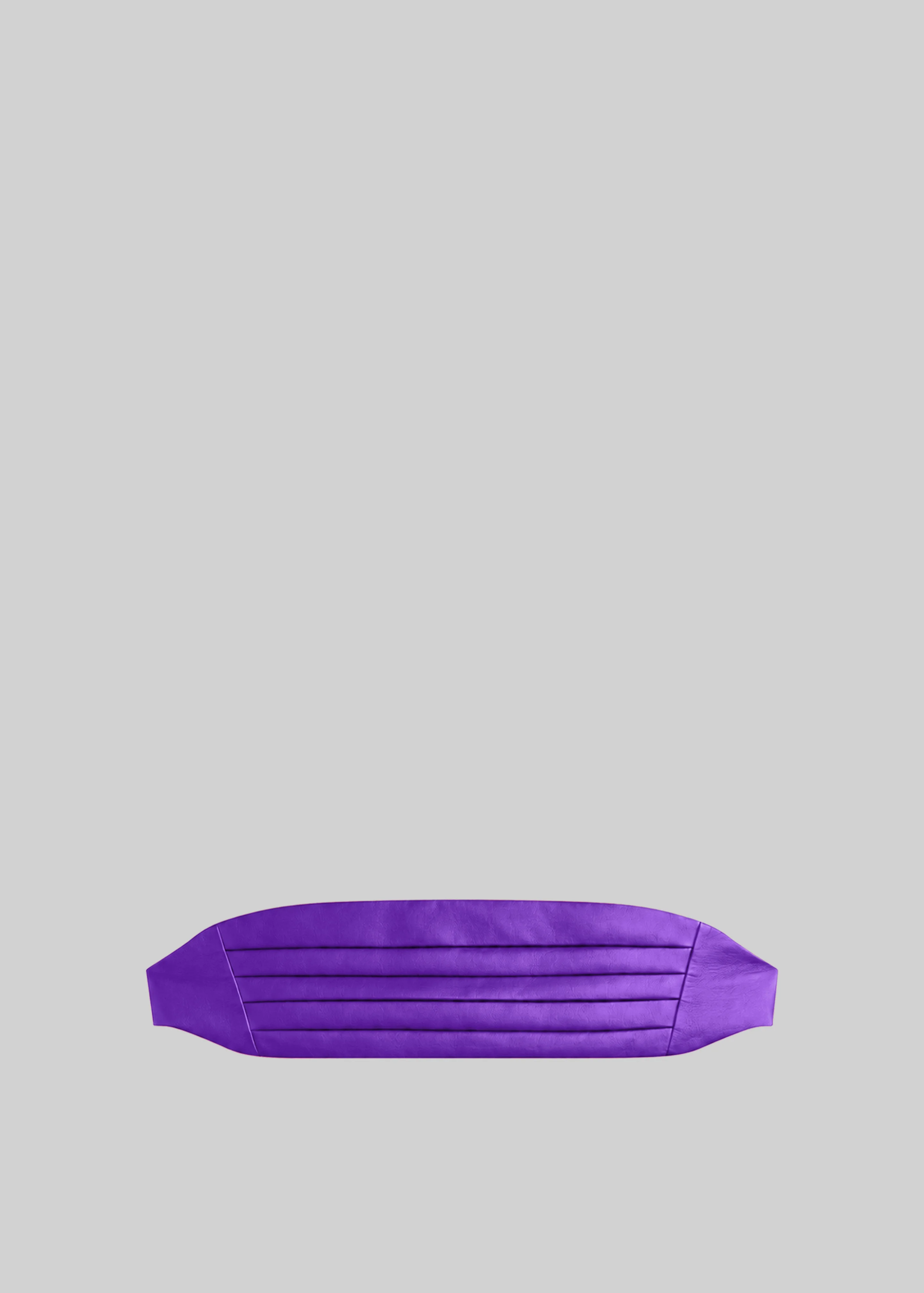Bellano Satin Cummerbund Belt - Deep Purple - 1