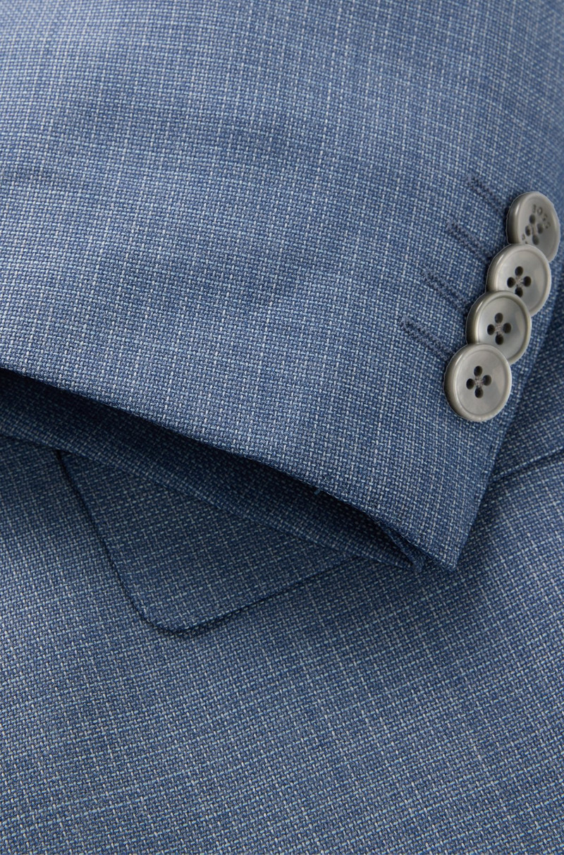 SLIM-FIT SUIT IN PATTERNED WOOL 9