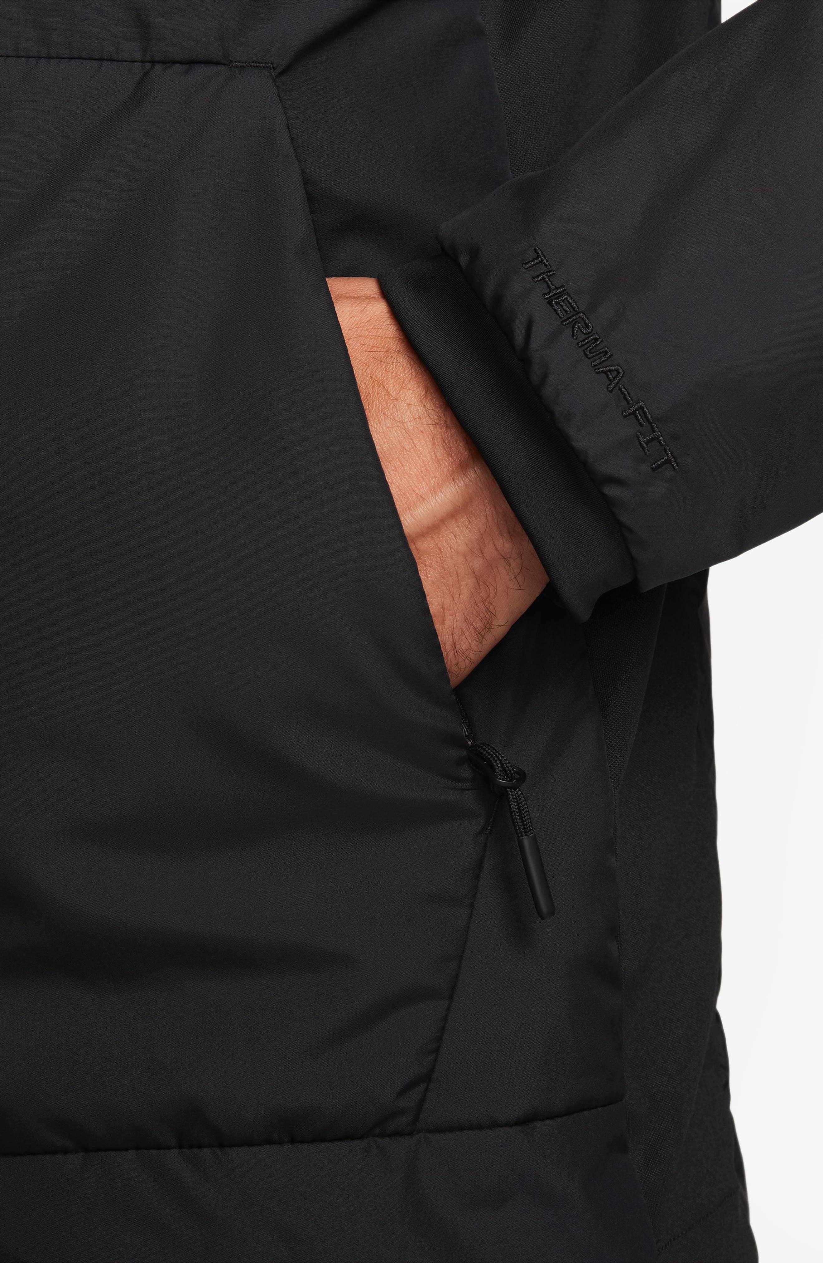 Nike Therma-FIT Unlimited Training Jacket in Black/Black at Nordstrom - 3
