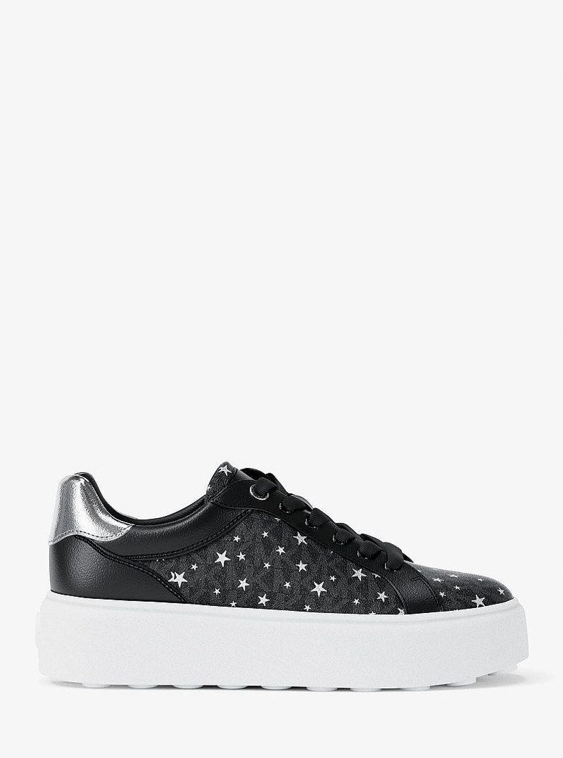Romey Printed Signature Logo Sneaker 1