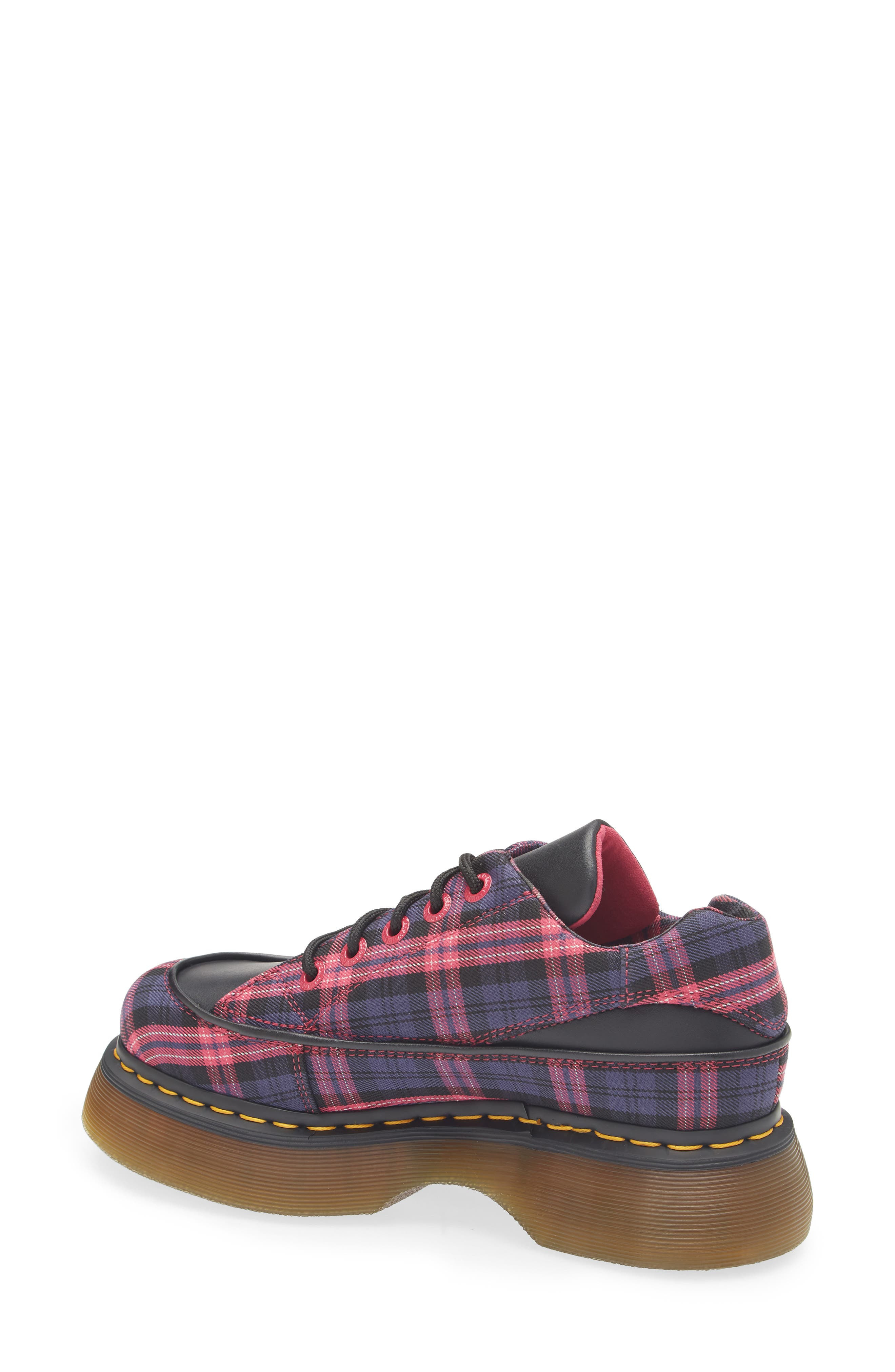 Dr. Martens Buzz 5i Mixed Media Platform Sneaker in Black+Pink at Nordstrom - 2