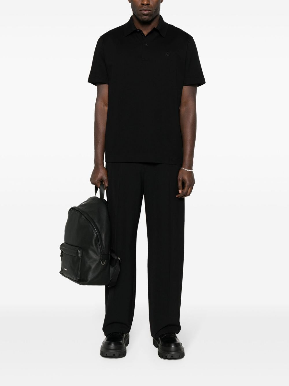 Classic Fit Polo 3 Buttons With `4G` Detail - 2