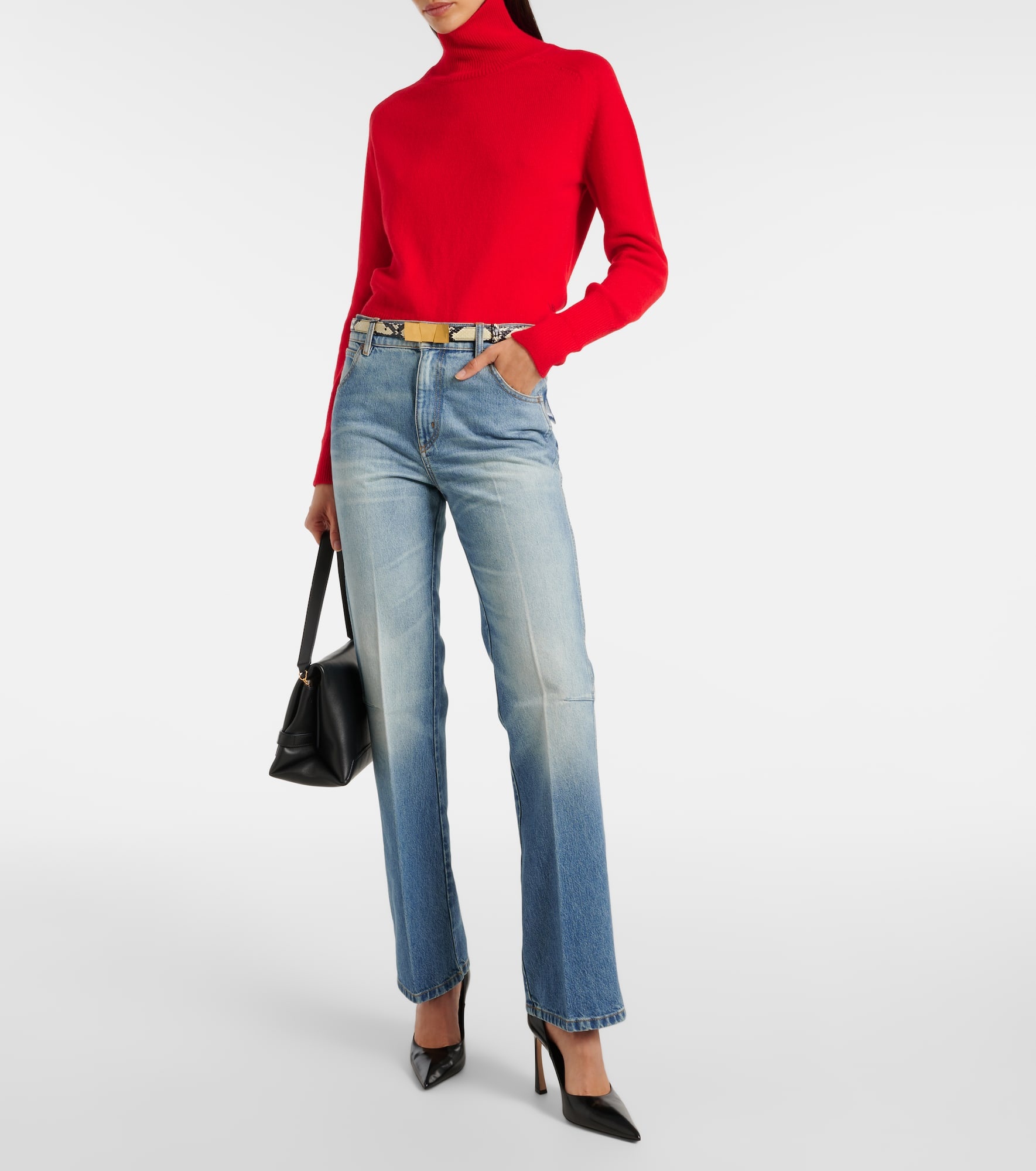 Wool turtleneck sweater - 2