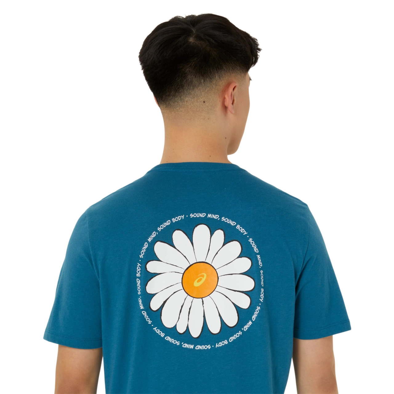UNISEX ASICS DAISY BACK PRINT SHORT SLEEVE TEE - 4