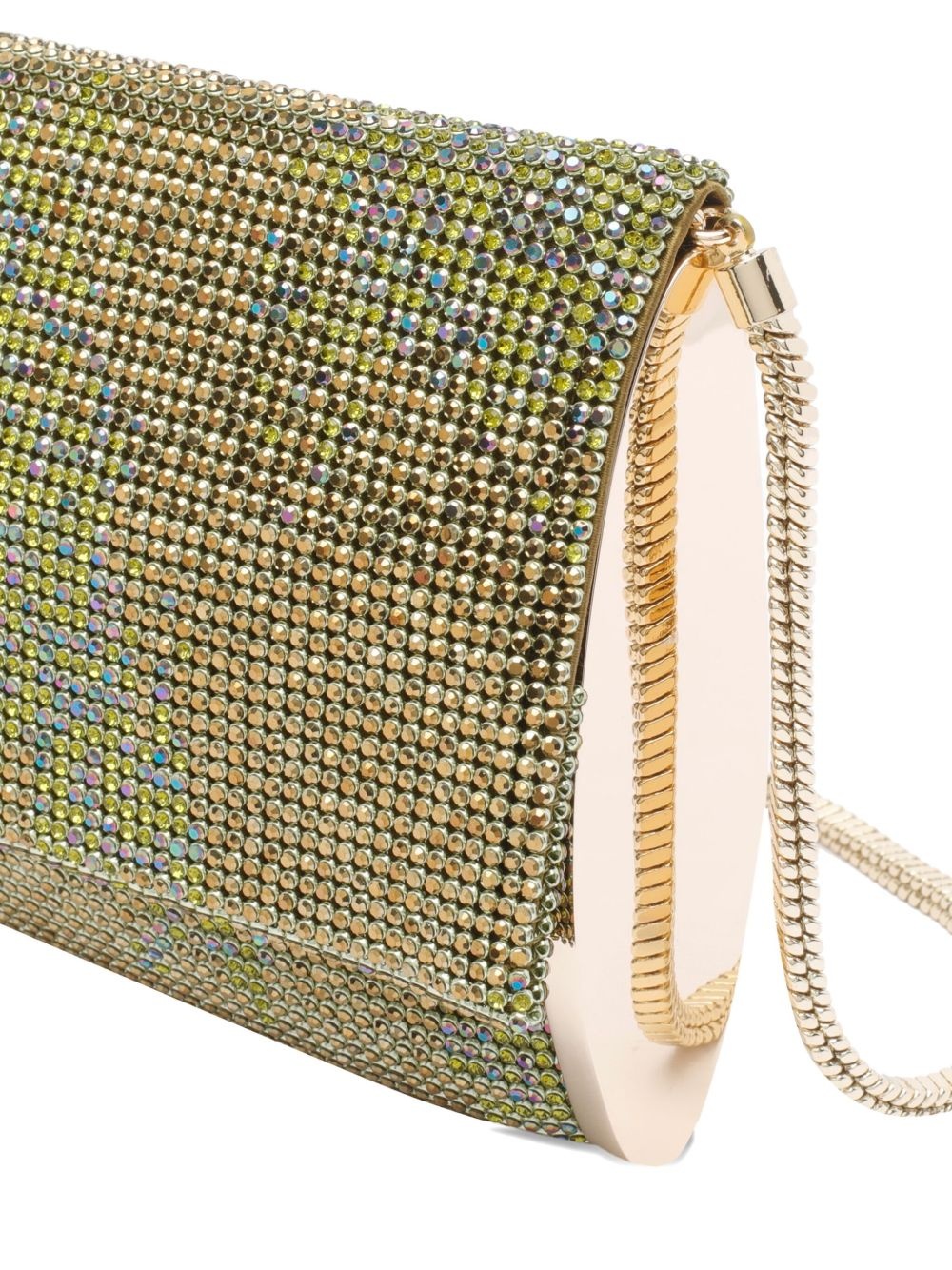 crystal-embellished shoulder bag - 4