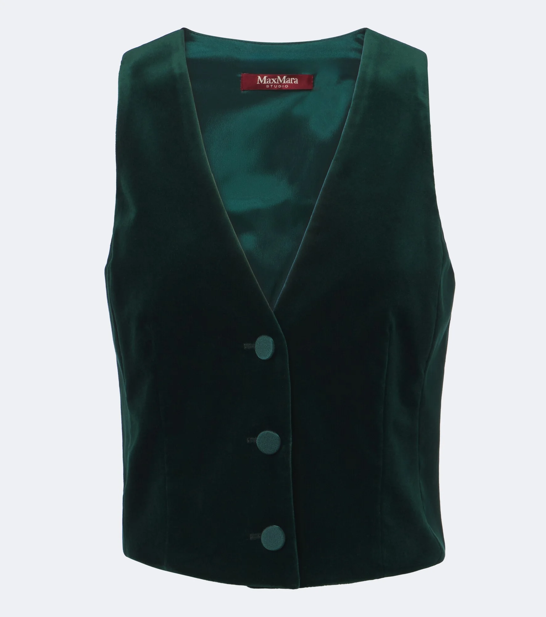 Elegante cotton velvet vest - 1